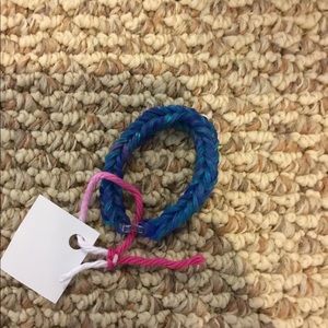 Blue and teal bracelet